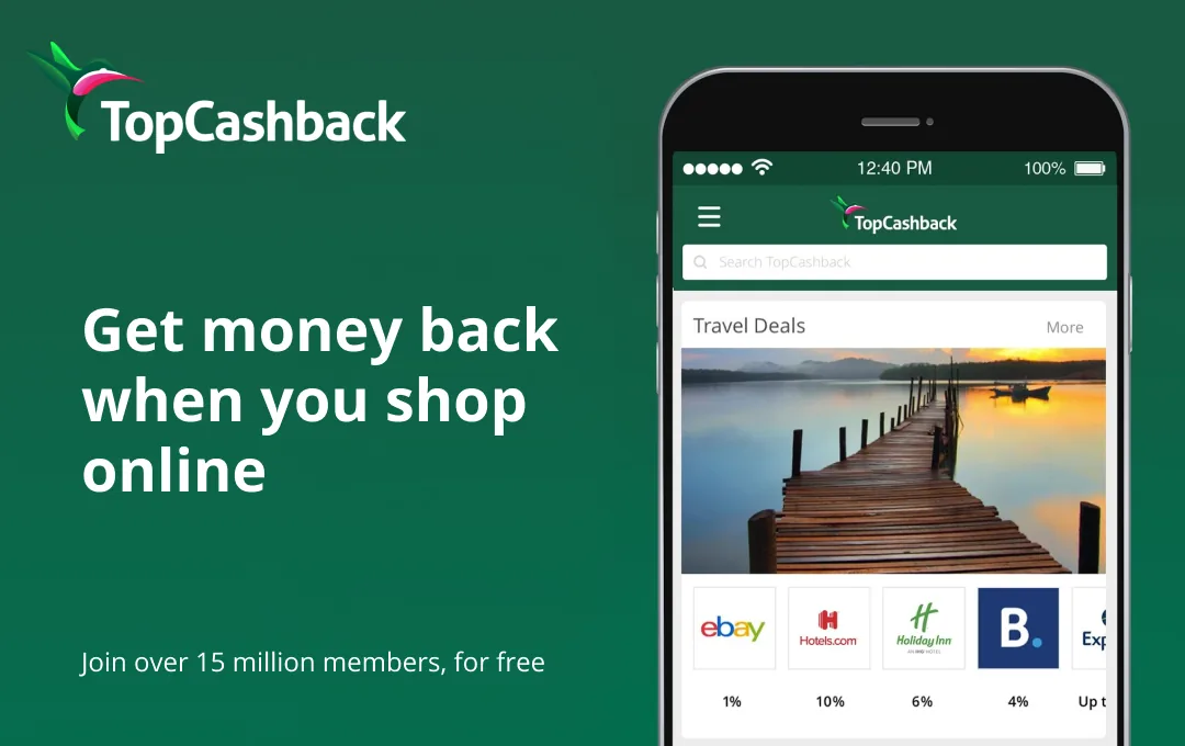 TopCashback referral code offer