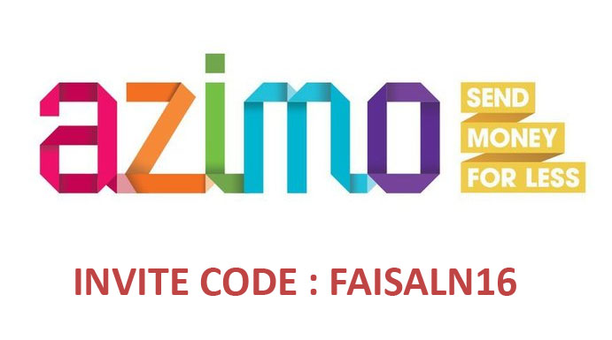 Azimo Invite Code: FAISALN16