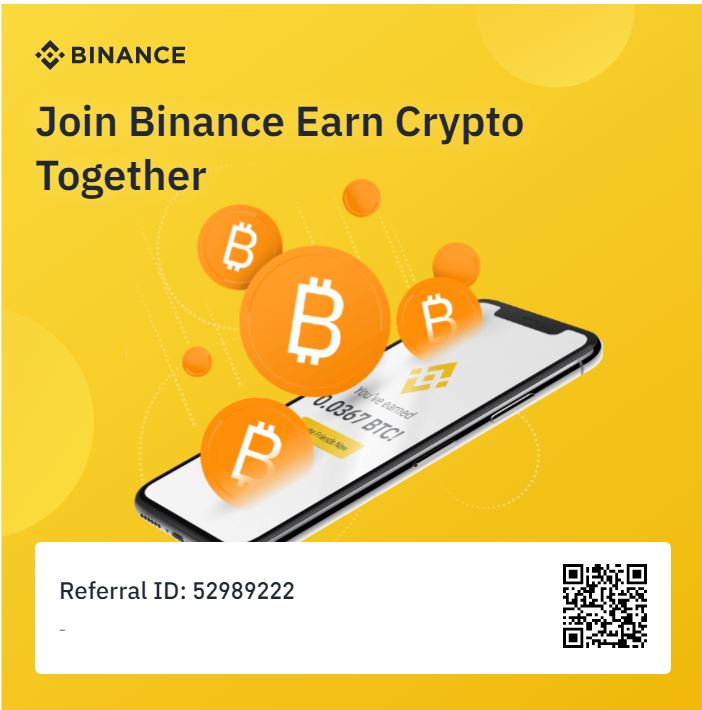 Binance referral id 52989222